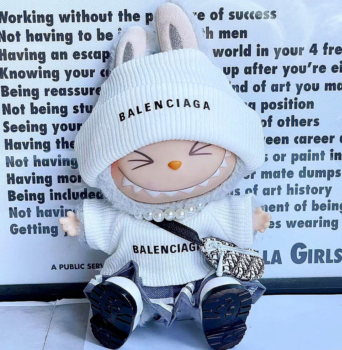 Bílý/Černý Balenciaga Streetwear Outfit