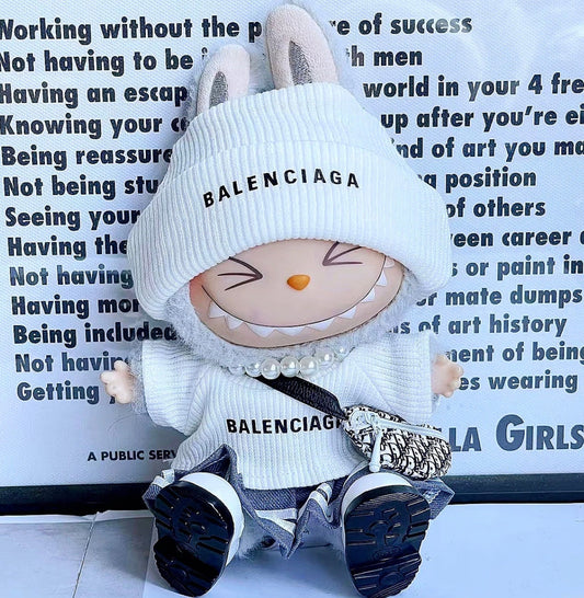Bílý/Černý Balenciaga Streetwear Outfit