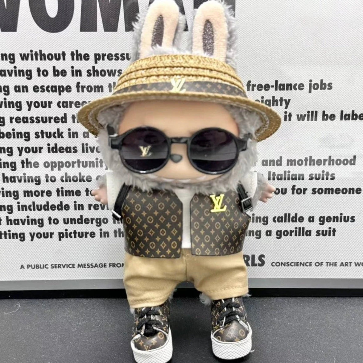 Hnědý Monogram Louis Vuitton Outfit