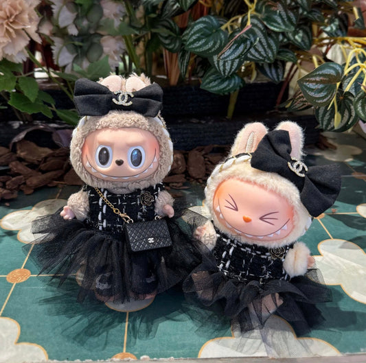 Černý Chanel Tutu Elegantní Outfit
